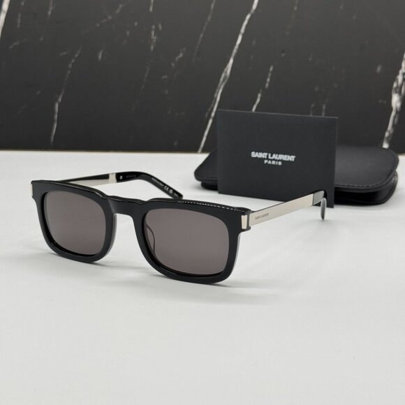 NEW SAINT LAURENT SL581 001 MEN BLACK SUNGLASSES SAINT LAURENT SL 581 001 - Picture 2 of 12